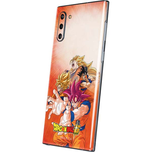 Dragon Ball Super Goku Evolution Galaxy Note 10 Skin